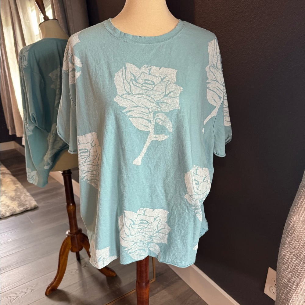 Free People We the Free Painted Floral tee